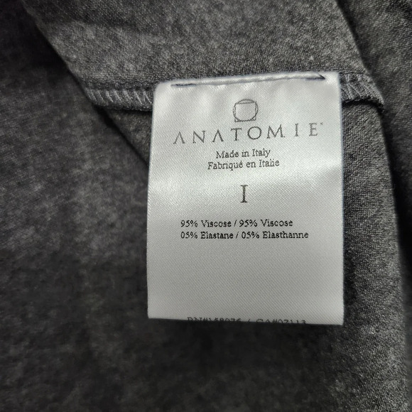 Anatomie women's open front cardigan size 1(S/M) dakota dark heather gray - Picture 6 of 10